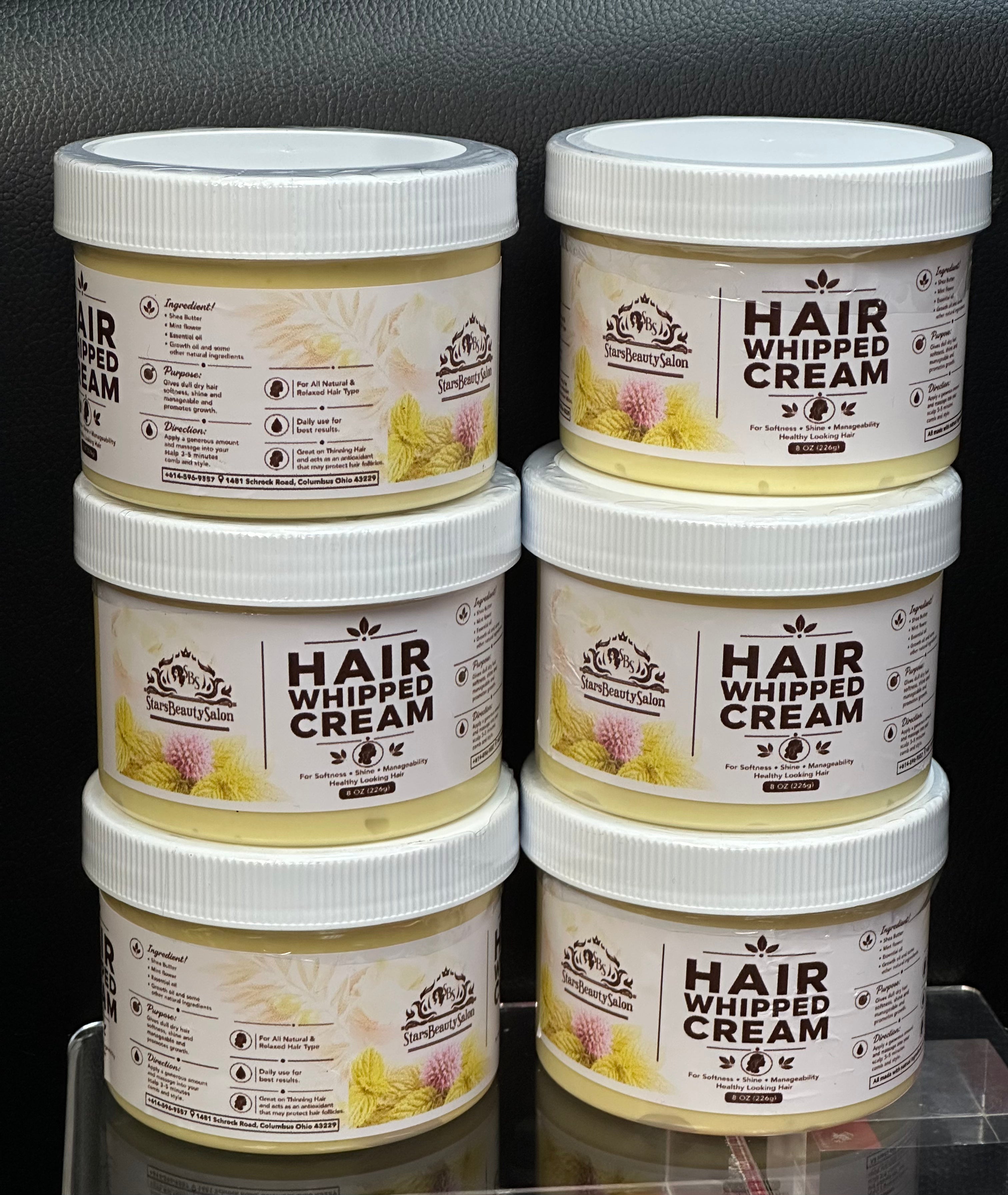 Hair Whipped Cream — 8 oz | Shea Butter Moisturizer for Natural & Relaxed Hair