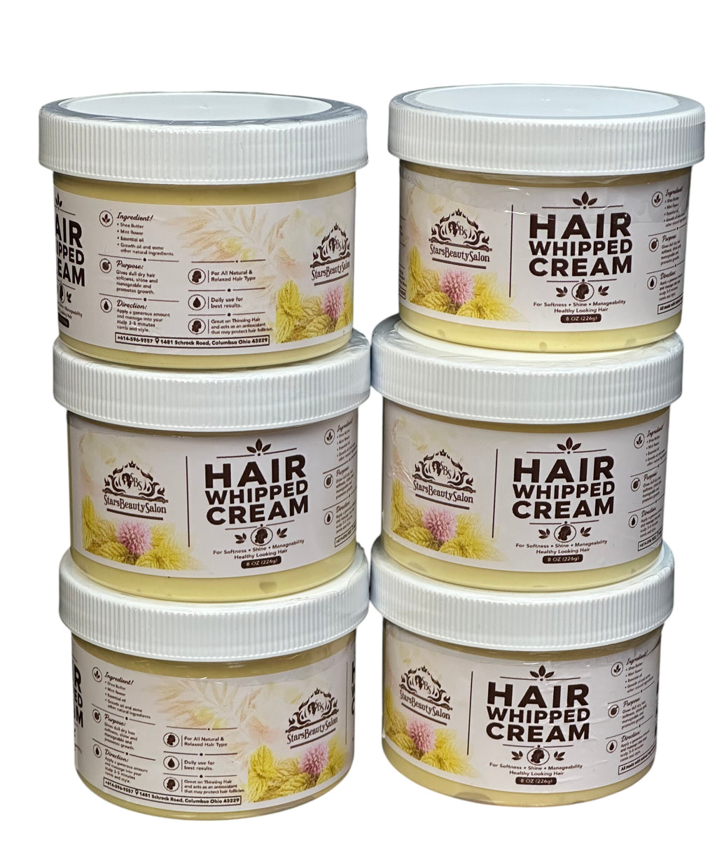 Hair Whipped Cream — 8 oz | Shea Butter Moisturizer for Natural & Relaxed Hair