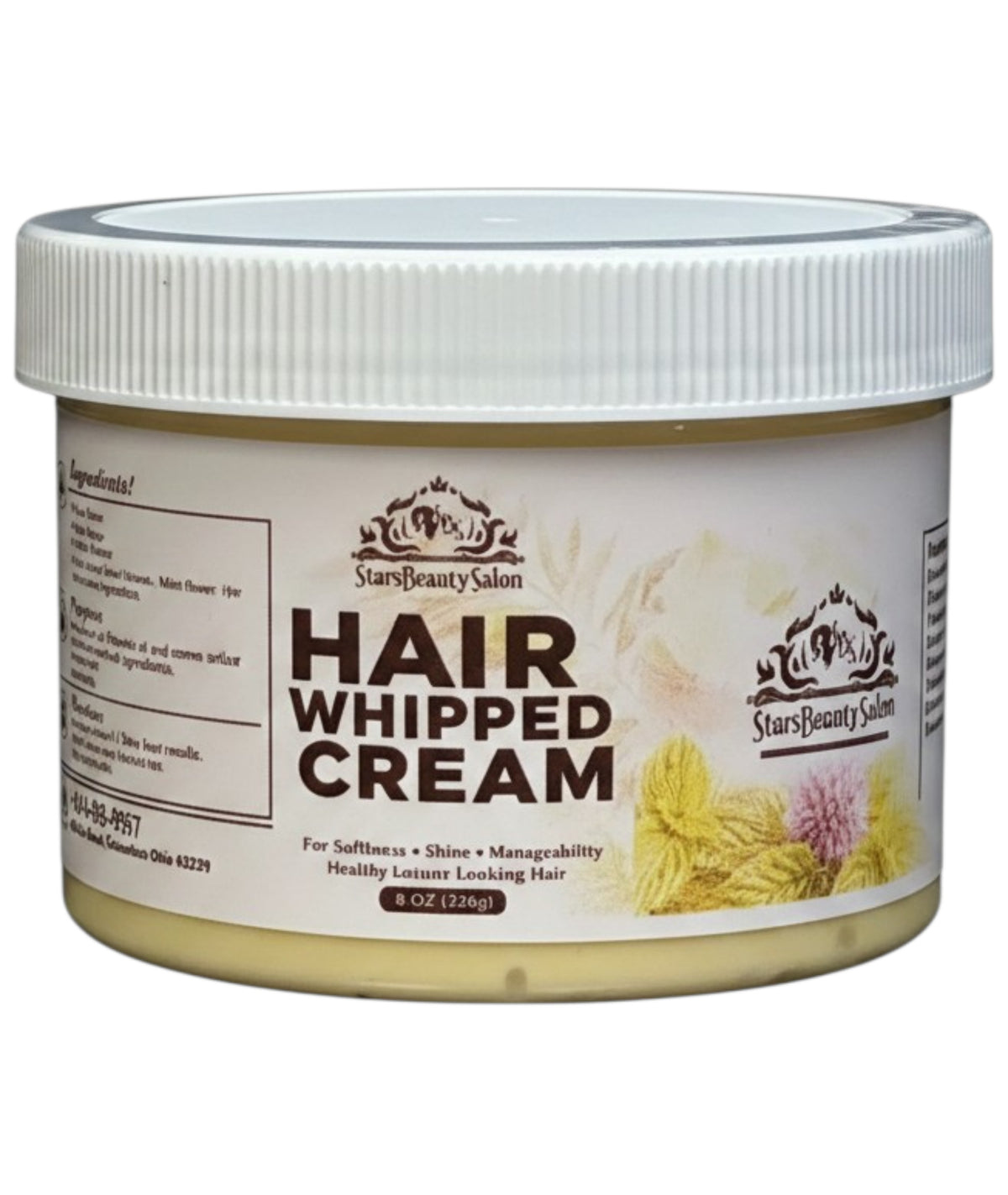 Hair Whipped Cream — 8 oz | Shea Butter Moisturizer for Natural & Relaxed Hair